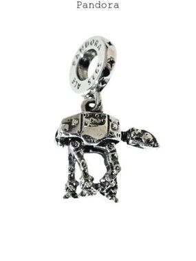 Pandora Star Wars 925 Sterling Silver At-AT Walker Robot Bracelet Pendant Charm